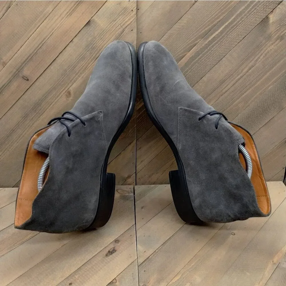 ECCO Citytray Grey Suede Chukka Boots Mens Size 10.10.5 Casual Boots,‎ Shoes